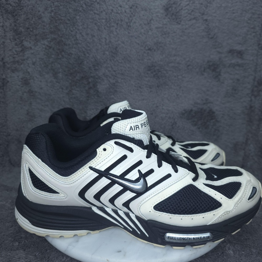Nike Air Pegasus Shoes Mens Size 11 White Black Mesh Running Sneakers HQ5403-102